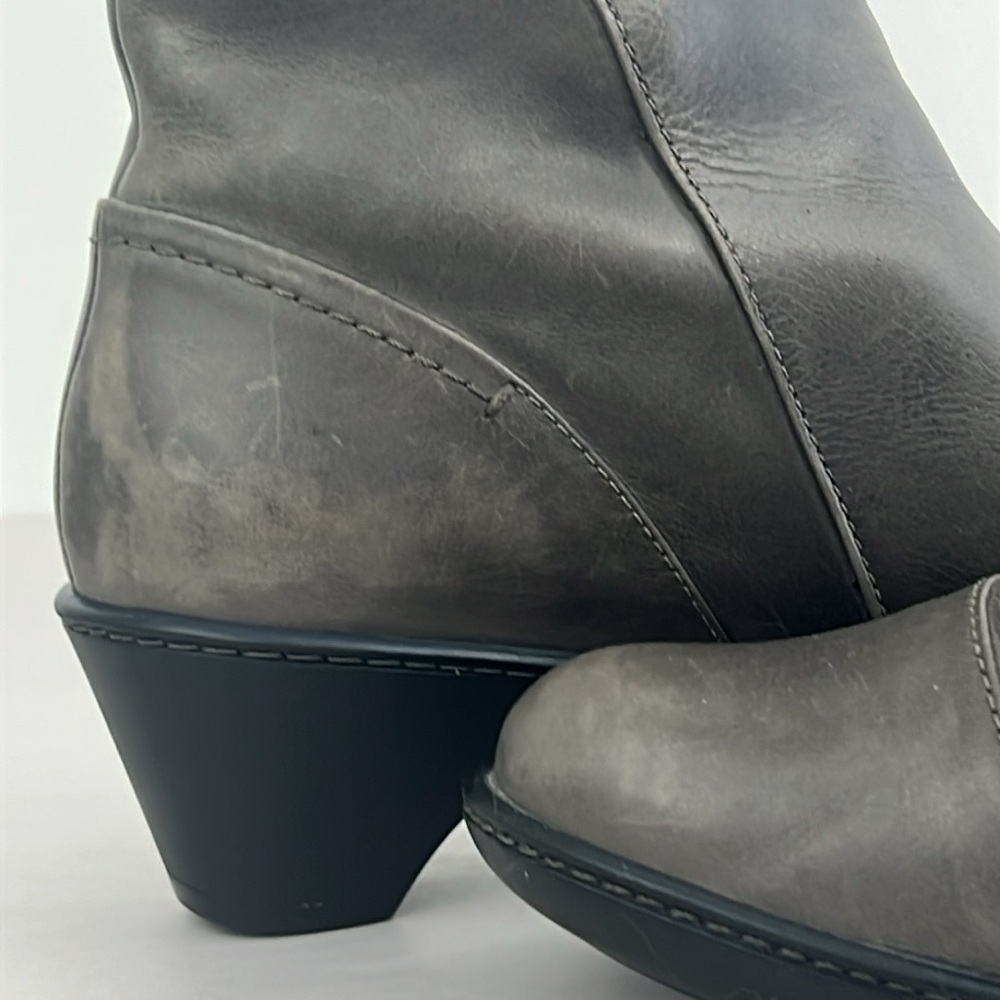 Dansko Billie Grey Ankle Boots Soft Leather Burnished Nappa Grey Womens SZ 8.5 9 - Picture 14 of 14